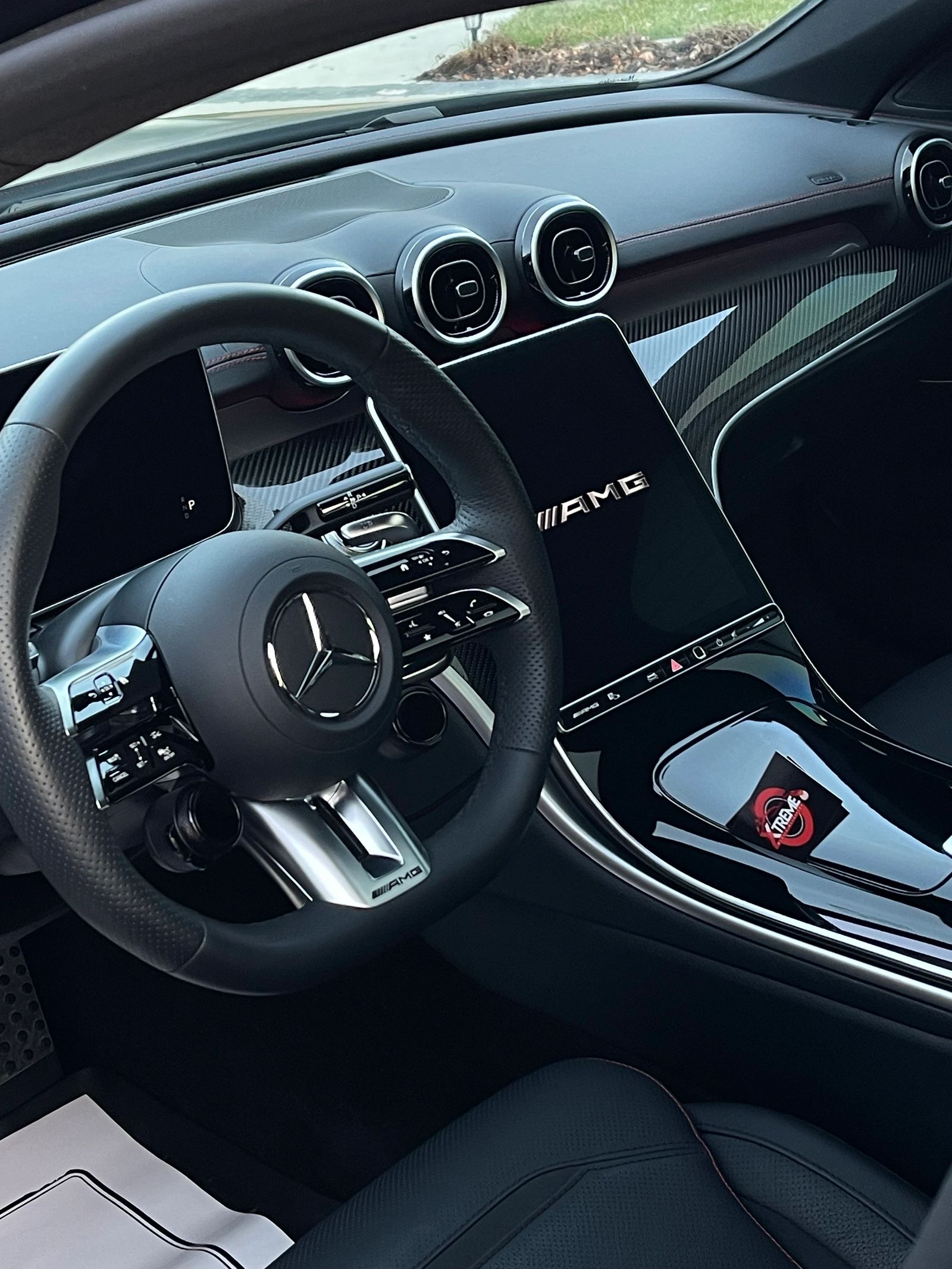 Mercedes AMG interior after detail